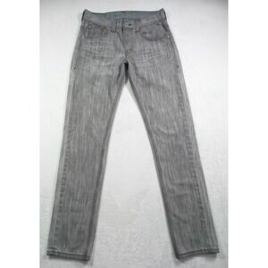 Levis Jeans Mens Size 29 x 30 Gray Denim 511 Skinny Fit Straight Leg Stretch